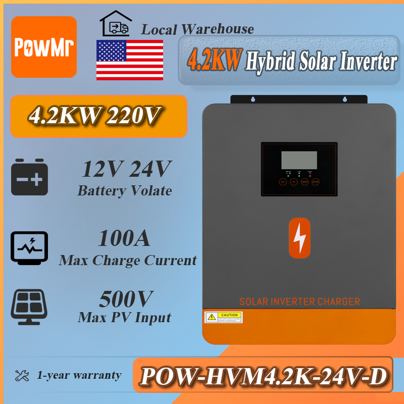 PowMr 4.2KW Off Grid Inverter  - مراجعة Flexible Solar Panel وسعره