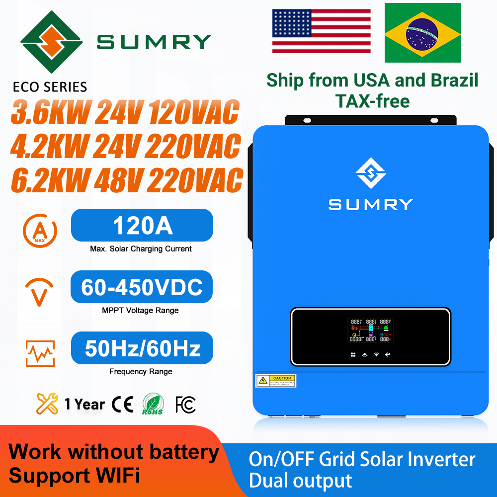 SUMRY 3.6kw 4.2kw 6.2kw ON/off - مراجعة Flexible Solar Panel وسعره