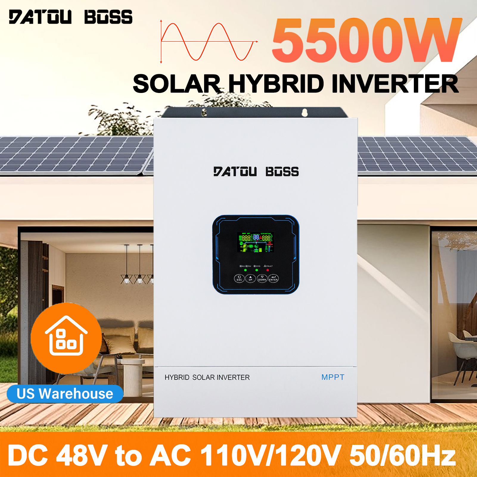 DATOUBOSS 48V 8500W MPPT Hybri - مراجعة Flexible Solar Panel وسعره