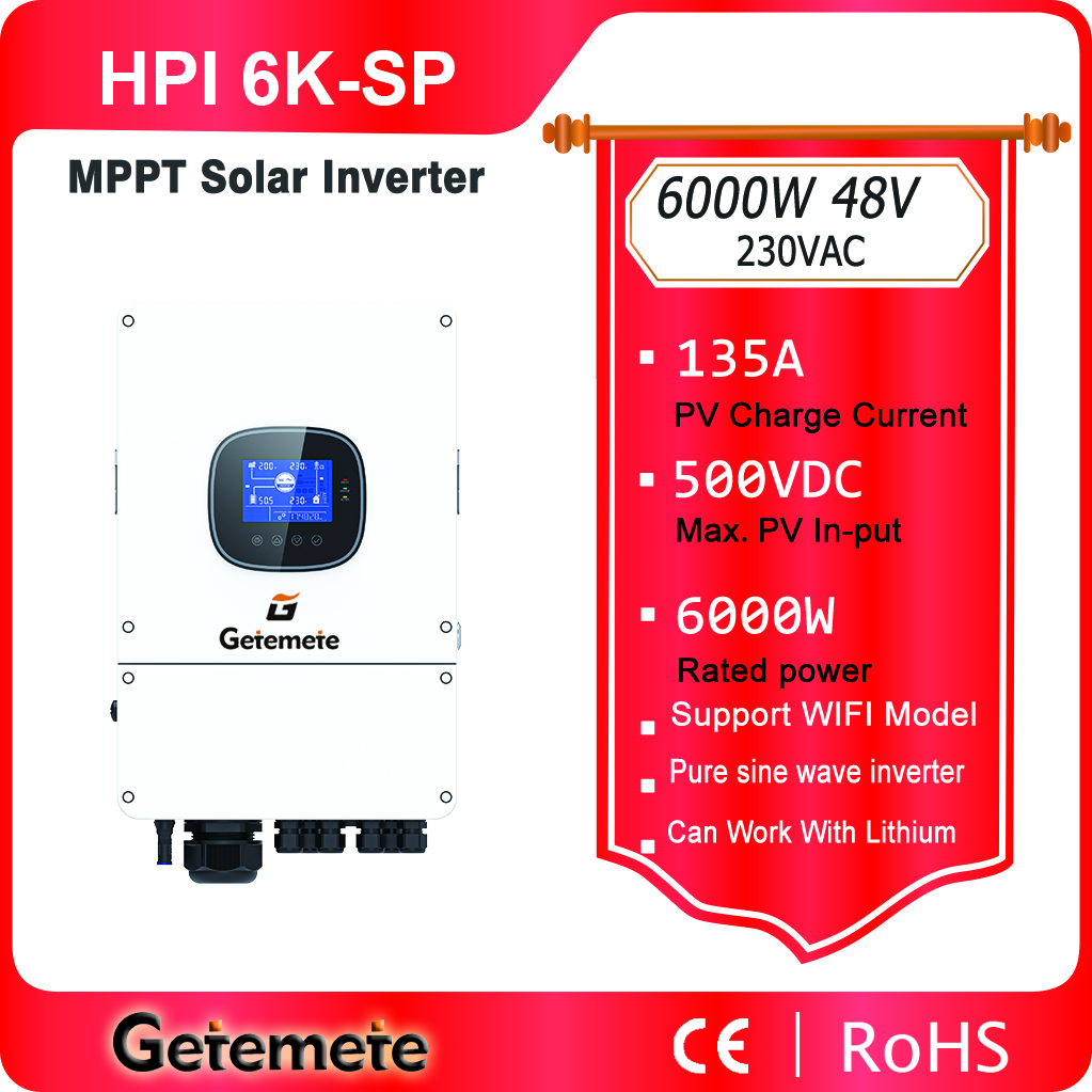 Getemete 6000W 48V 230Vac Pure - مراجعة Flexible Solar Panel وسعره