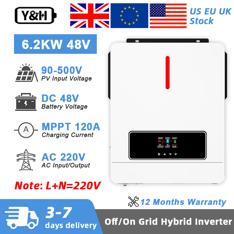 Y&H 6.2KW Hybrid Solar Inverte - مراجعة Flexible Solar Panel وسعره
