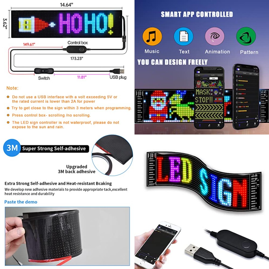 LED Matrix Panel Bluetooth APP - مراجعة Flexible Solar Panel وسعره